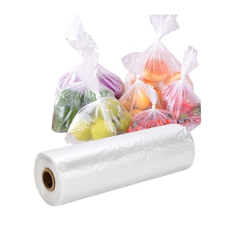 HDPE maišeliai, 250x400mm, 8mkr, 1000 vnt., skaidrūs, rulonėlyje