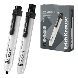 Automatinis žymeklis baltai lentai RW-700 CLICK IT, ErichKrause, 2.0mm, juodos sp.