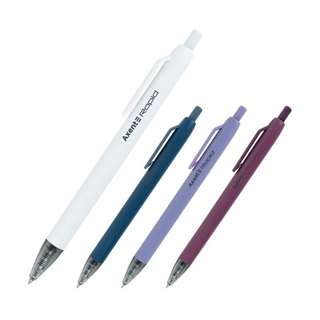 Automatinis gelinis rašiklis RAPID, Axent, 0.5mm, mėlynos sp.