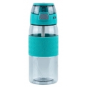 Gertuvė KITE, 600ml, su užrakinamu dangteliu, žalios sp. tritano plastikas