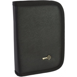 Penalas CFS, 205x140x45mm, su 2-iem atverčiamais skyriais, juodos sp.