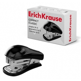 Segiklis COMPACT CLASSIC, ErichKrause, Nr. 24/6, 26/6, sega iki 20 lapų, juodos sp.