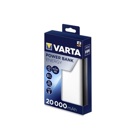 Išorinė baterija VARTA Power Bank Energy, 20000 mAh