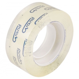 Lipni juostelė GRAND, 19mm x 33m, skaidri
