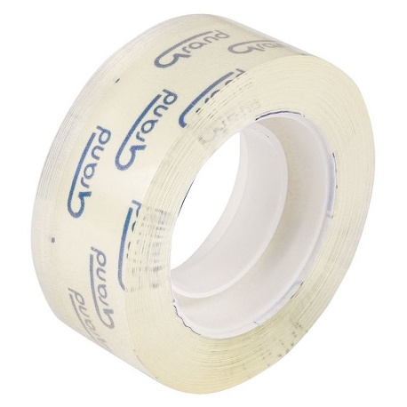 Lipni juostelė GRAND, 19mm x 33m, skaidri