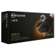 Vienkartinės nitrilinės pirštinės MERCATOR GoGrip Black, L dydis, juodos sp., be pudros, 50 vnt.