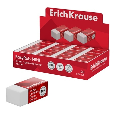 Trintukas EASYRUB MINI, ErichKrause, 32x15x12mm, ypač minkštas