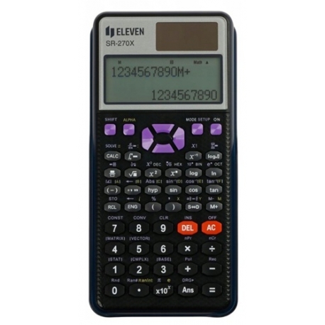 Skaičiuotuvas ELEVEN SR-270X, 417 funkcijų