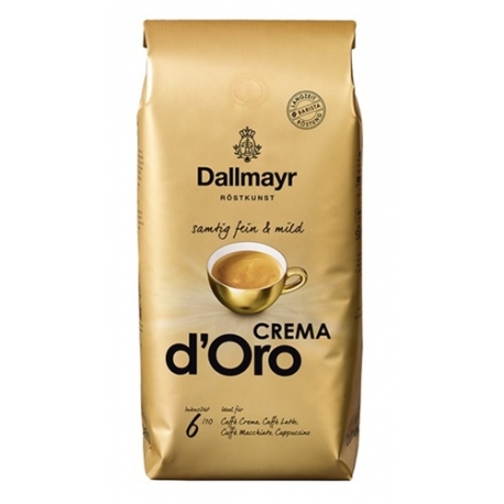 Kavos pupelės CREMA D'ORO, Dallmayr, 1 kg