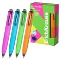Automatinis tušinukas POCKET PEN NEON, ErichKrause, 0.5mm, mėlynos sp.