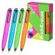 Automatinis tušinukas POCKET PEN NEON, ErichKrause, 0.5mm, mėlynos sp.