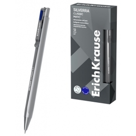 Automatinis tušinukas SILVERRA CLASSIC, ErichKrause, 0.7mm, mėlynos sp.