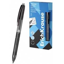 Automatinis rašiklis-roleris TIPFLOW ORIGINAL MATIC, ErichKrause, 0.5mm, juodos sp.