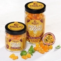Guminukai BROLIAI LOKIAI, pasiflorų skonio, su medumi, stiklainyje, 250 g