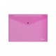 Plastikinis vokas su spaustuku GLOSSY VIVID, ErichKrause, A4, 180mkr, permatomas, 4 sp.