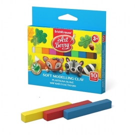 Plastilinas minkštas 10 spalvų x15g (150g) Art Berry