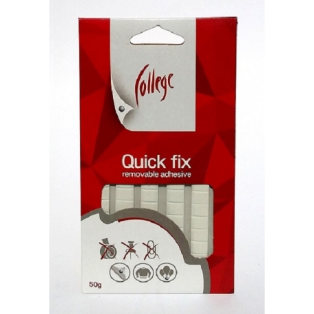 Plastilininiai klijai COLLEGE QUICK FX, 50g , baltos spalvos