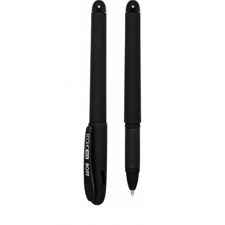 Gelinis rašiklis BOSS, EconoMix, storis 1.0mm, juodos sp.