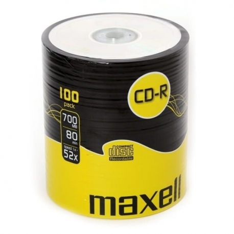 CD-R diskai, Maxell, 700MB, 80min., 100vnt.