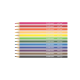 Spalvoti pieštukai ø3 mm., tribriauniai, 12 spalvų, Art Berry