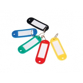 Raktų pakabukai, EconoMix, 60x22mm, plastikiniai, įvairių spalvų