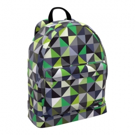 Laisvalaikio kuprinė GREEN RHOMBS, 400x290x130mm, 300g