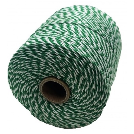 Notariniai siūlai, 350m, spalva – žalia/balta