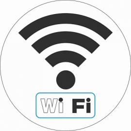 Lipnus Ženklas WIFI ZONA, 90x90mm