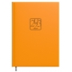 Darbo knyga-kalendorius BUSINESS DAY, Timer, 2023m., A5, PU, oranžinės sp.