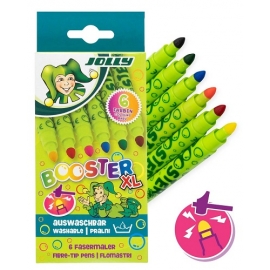 Flomasteriai BOOSTER XL, Jolly, 6 sp.