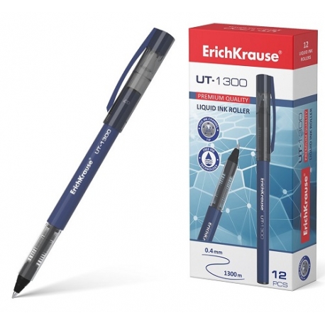 Rašiklis-roleris UT-1300, ErichKrause, storis 0.7mm, mėlynos sp.