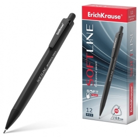 Automatinis pieštukas SOFTLINE, ErichKrause, storis 0.9mm, HB