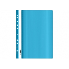 Plastikinis segtuvėlis skaidriu viršeliu, EconoMix, A4+, su perforacija, šviesiai mėlynos sp.