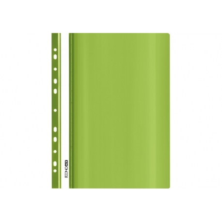 Plastikinis segtuvėlis skaidriu viršeliu, EconoMix, A4+, su perforacija, šviesiai žalios sp.