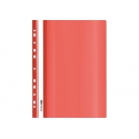 Plastikinis segtuvėlis skaidriu viršeliu, EconoMix, A4+, su perforacija, raudonos sp.