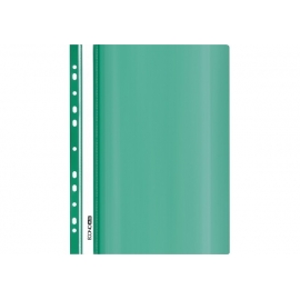 Plastikinis segtuvėlis skaidriu viršeliu, EconoMix, A4+, su perforacija, žalios sp.