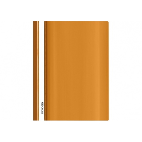 Plastikinis segtuvėlis skaidriu viršeliu, EconoMix, A4+, oranžinės sp.