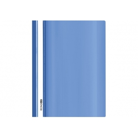 Plastikinis segtuvėlis skaidriu viršeliu, EconoMix, A4+, mėlynos sp.