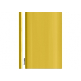 Plastikinis segtuvėlis skaidriu viršeliu, EconoMix, A4+, geltonos sp.