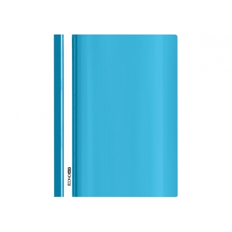 Plastikinis segtuvėlis skaidriu viršeliu, EconoMix, A4+, šviesiai mėlynos sp.