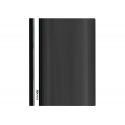 Plastikinis segtuvėlis skaidriu viršeliu, EconoMix, A5+, juodos sp.