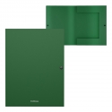 Plastikinis dėklas su spaustuku MATT CLASSIC, ErichKrause, A4, 400mkr, 8mm, žalios sp.