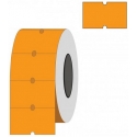 Lipnios etiketės į kainų ženklintuvus, 21,5x12mm, 1000 etik., oranžinės sp.