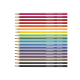Spalvoti pieštukai ø3 mm., tribriauniai, 18 spalvų