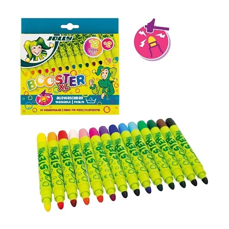 Flomasteriai BOOSTER XL, Jolly, 14 sp.