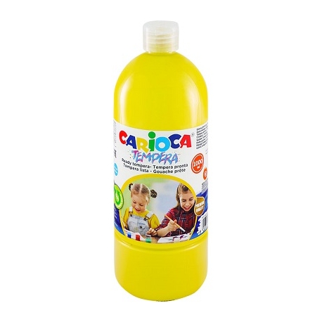 Guašas CARIOCA, 1000ml, geltonos spalvos