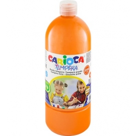 Guašas CARIOCA, 1000ml, oranžinės spalvos