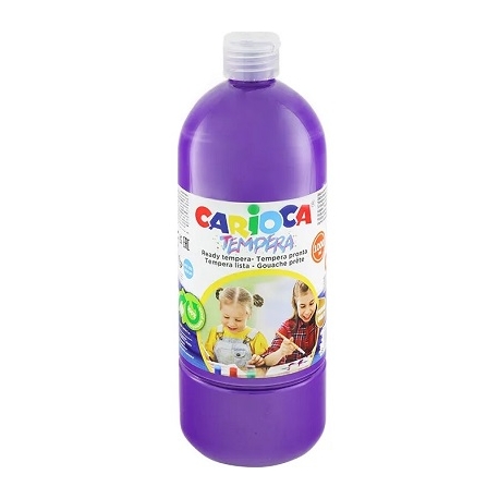 Guašas CARIOCA, 1000ml, violetinės sp.