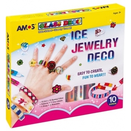 Vitražinių dažų rinkinys ICE JEWELERY, Amos