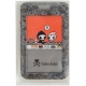 Vardinės kortelės dėklas TOKIDOKI, Kite, 70x110mm, su kaklajuoste, pilkos sp. plastikas
